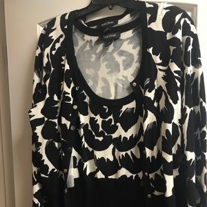 2 piece sweater cardigan set